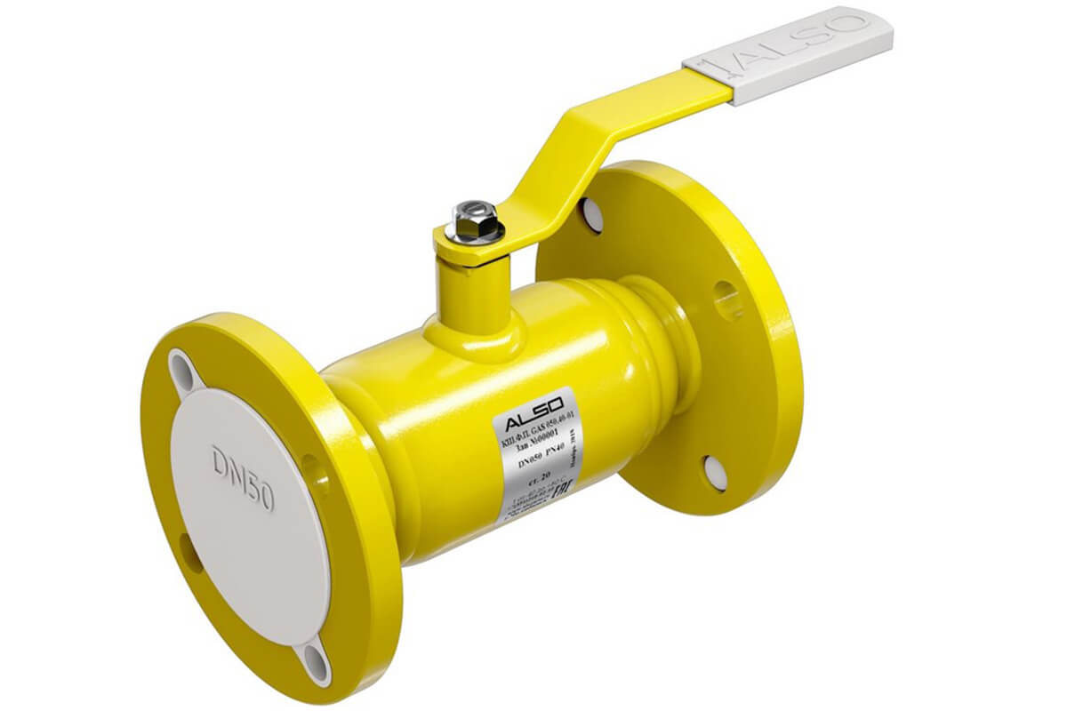 Кран шаровый фланцевый газовый КШ.Ф.GAS.020.40-01 Ду20 Ру40